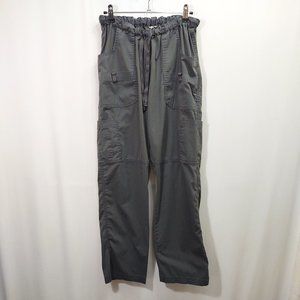 3/$30 Butter-Soft Stretch Grey Scrub Pants Medium